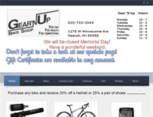 Tablet Screenshot of gearnup.com